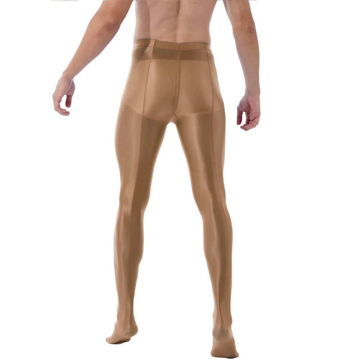 Mens Trousers Long Pants Fashion Glossy Training