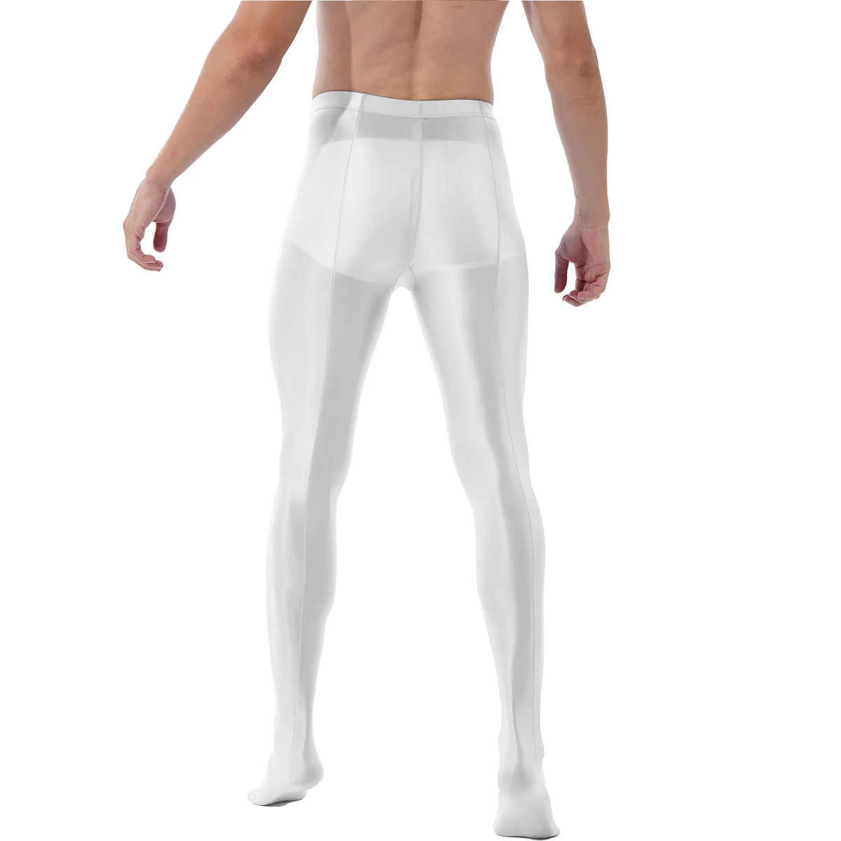Mens Trousers Long Pants Fashion Glossy Training