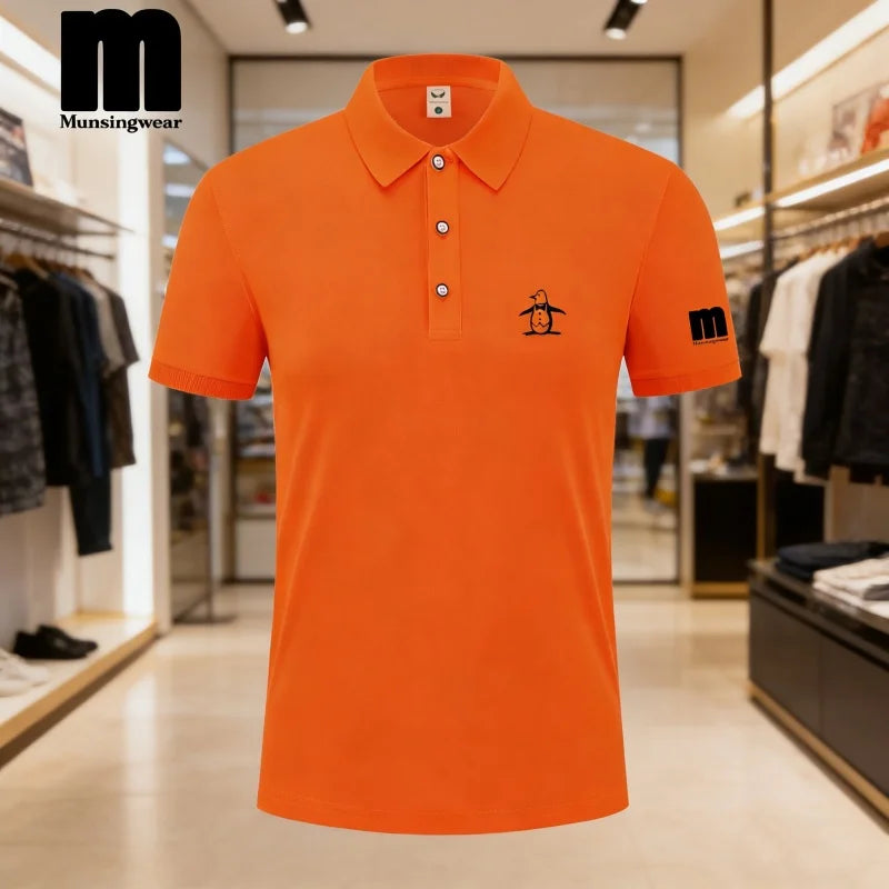 Golf Polo Shirt Men's Business Polo Collar