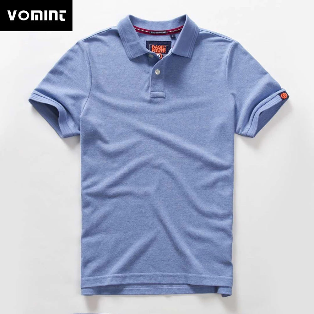 Summer Mens Polo Shirts Cotton Shirts Short