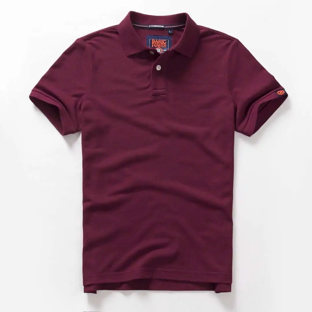 Summer Mens Polo Shirts Cotton Shirts Short