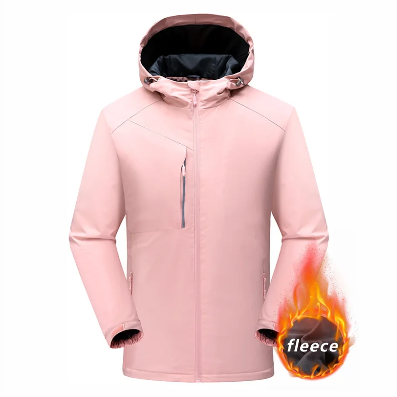 Men's Winter Inner Fleece Waterproof Jacket Custom