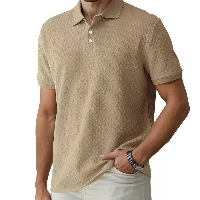 Mens Polo Shirt Summer Short Sleeve Male