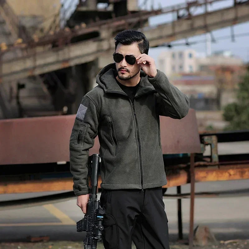 Winter Fleece Jacket Men's Military Tactical Jacket