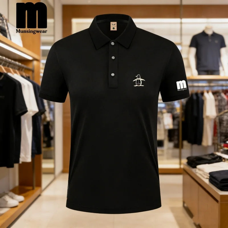 Golf Polo Shirt Men's Business Polo Collar