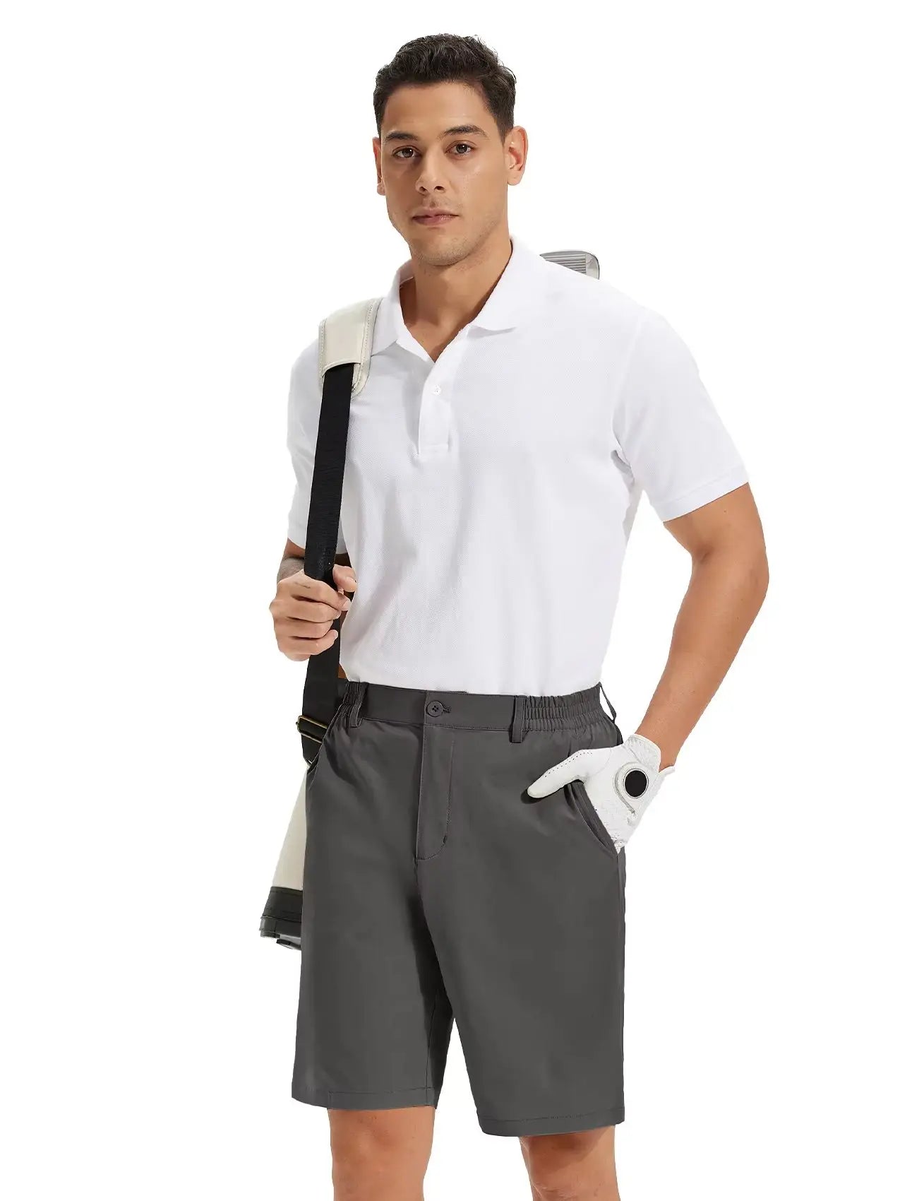 Men Golf Shorts Lightweight Dress Shorts Quick
