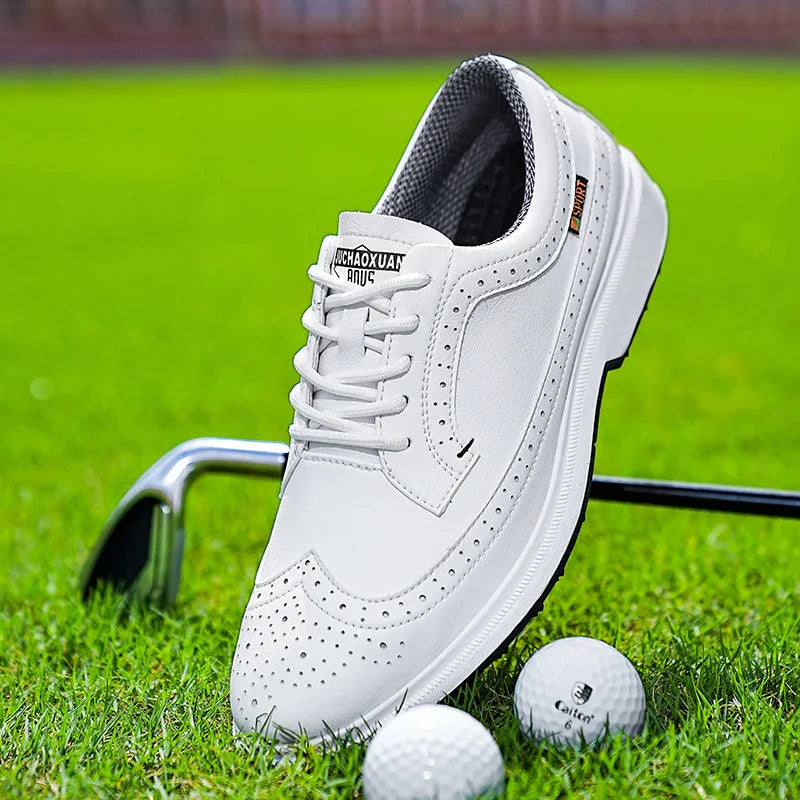 Men's Leather Golf Shoes
