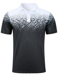 Men's 3D Print Golf Polo Shirt