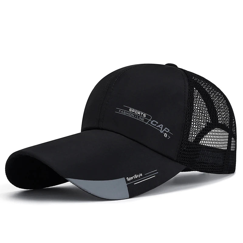 Baseball Cap Mens Mesh Sun Hat Outdoor