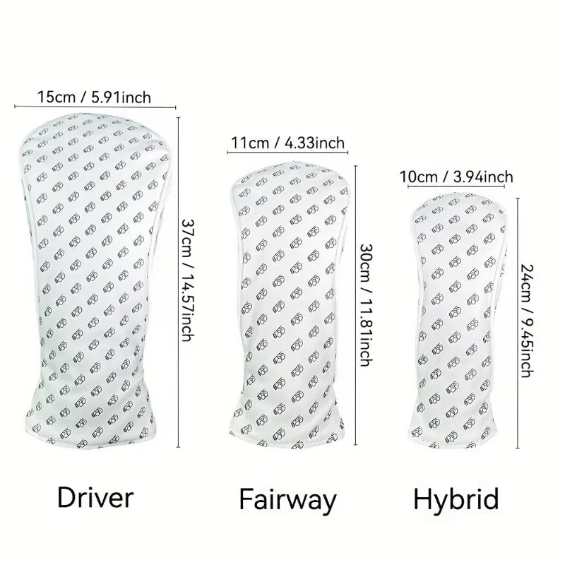 Minimalist White Head Cover