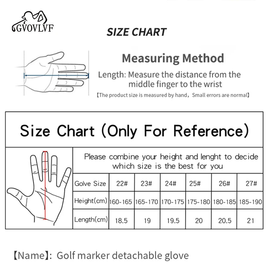 Men's Leather Golf Glove, White