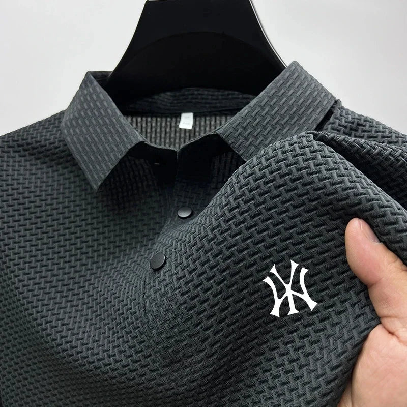 Men's Business Casual Short Sleeve Golf Shirt