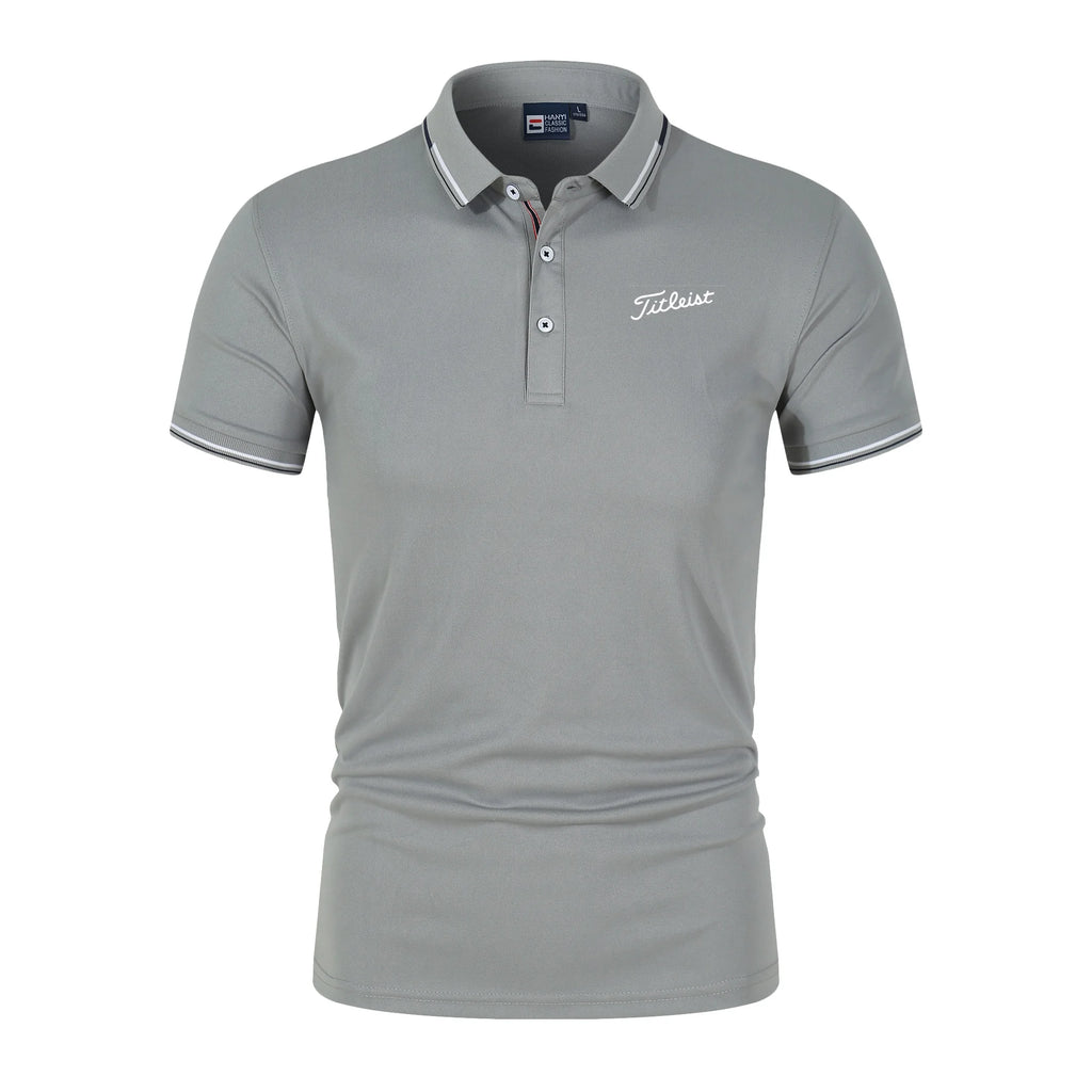 Men's Printed Polo T-Shirt Summer Fashion Golf