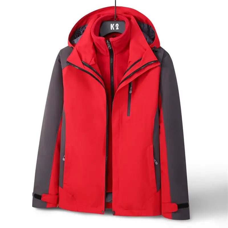 Winter Outdoor Fleece Jacket Warm Three