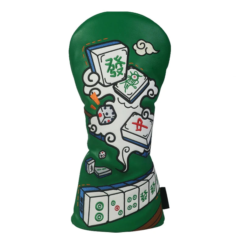 Mahjong-Style Wood Head Covers