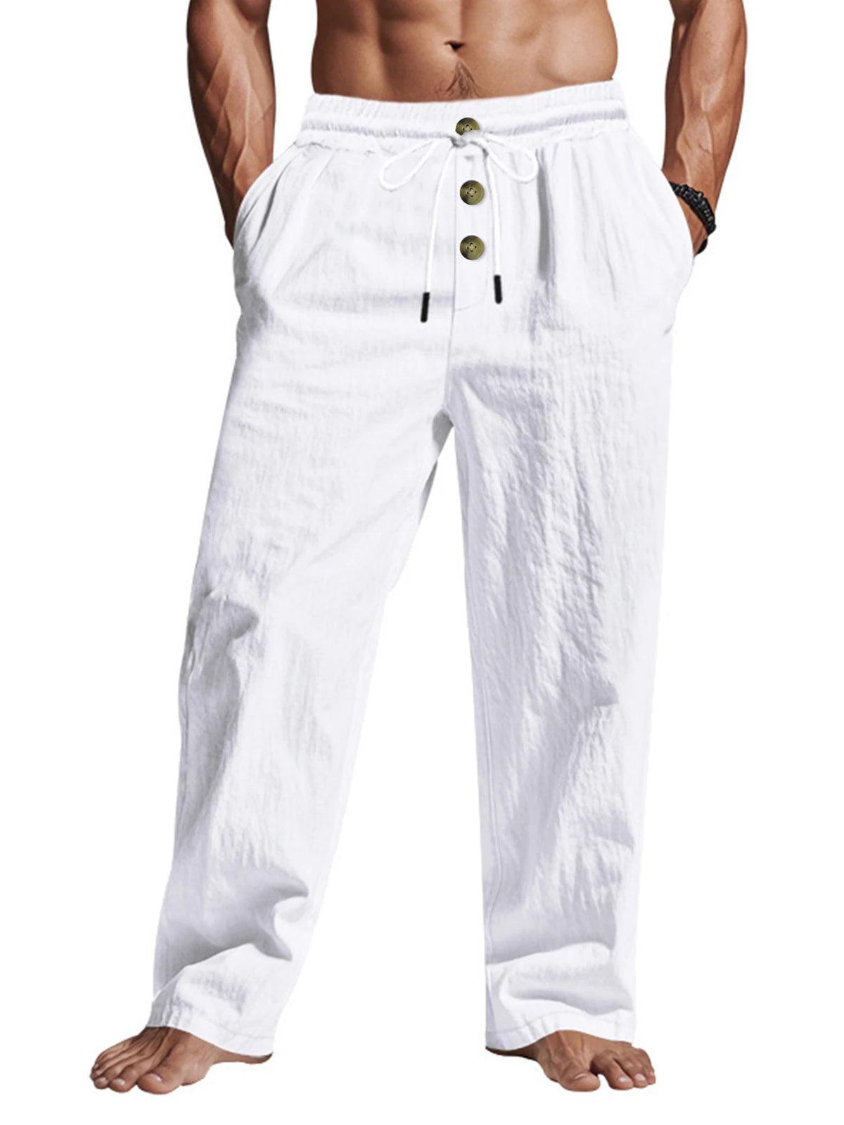 Men's Casual Trousers Spring Summer New Large