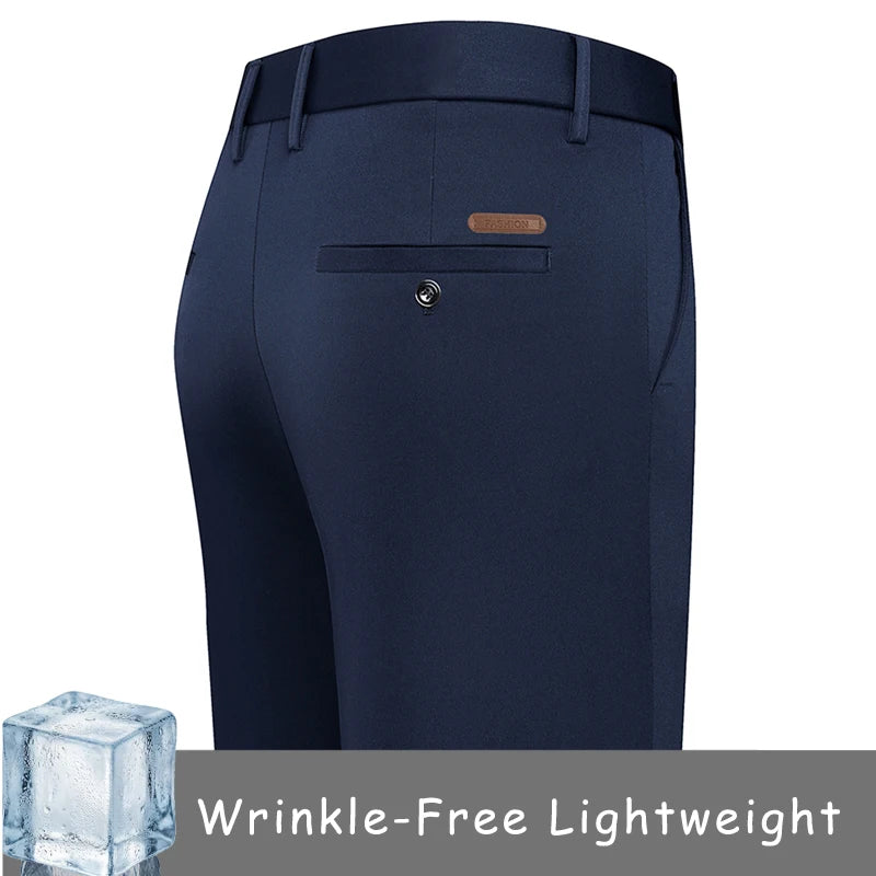 Mens Golf Pants Lightweight Breathable Casual Business
