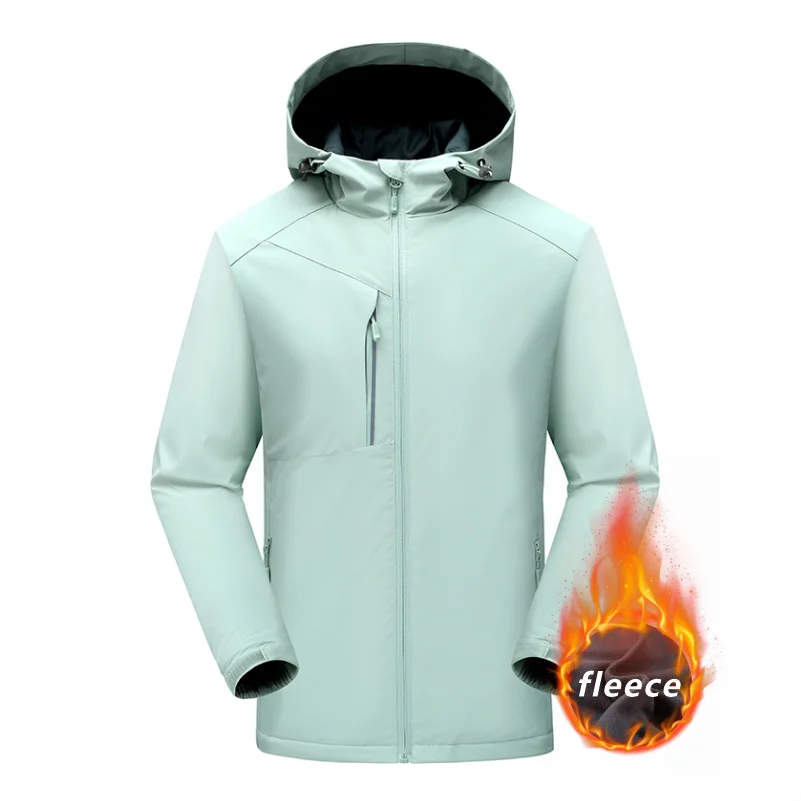 Men's Winter Inner Fleece Waterproof Jacket Custom