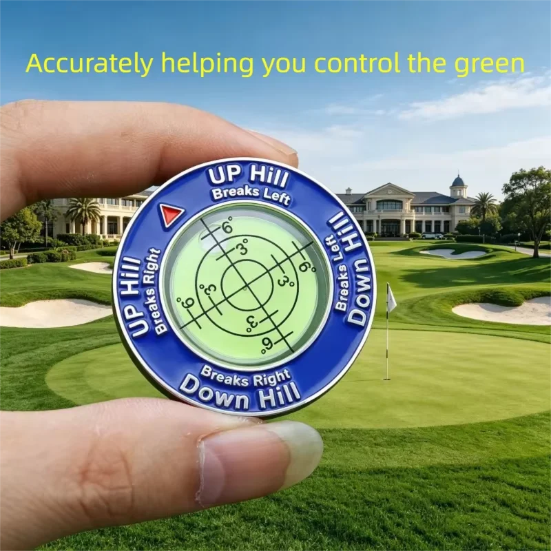Golf Putting Slope Reader & Ball Marker