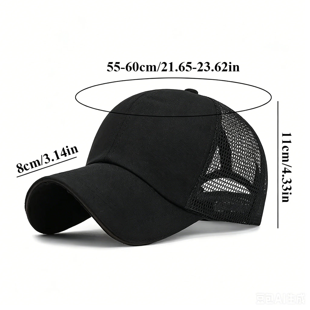 Baseball Cap Mens Mesh Sun Hat Outdoor