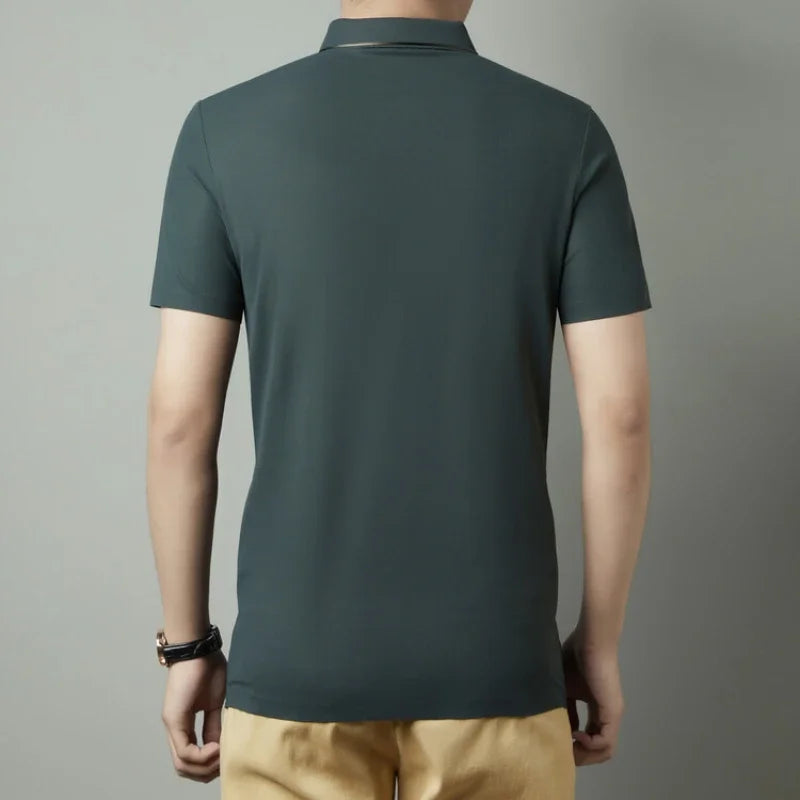Men's New Polo Shirt Seamless Premium Luxury