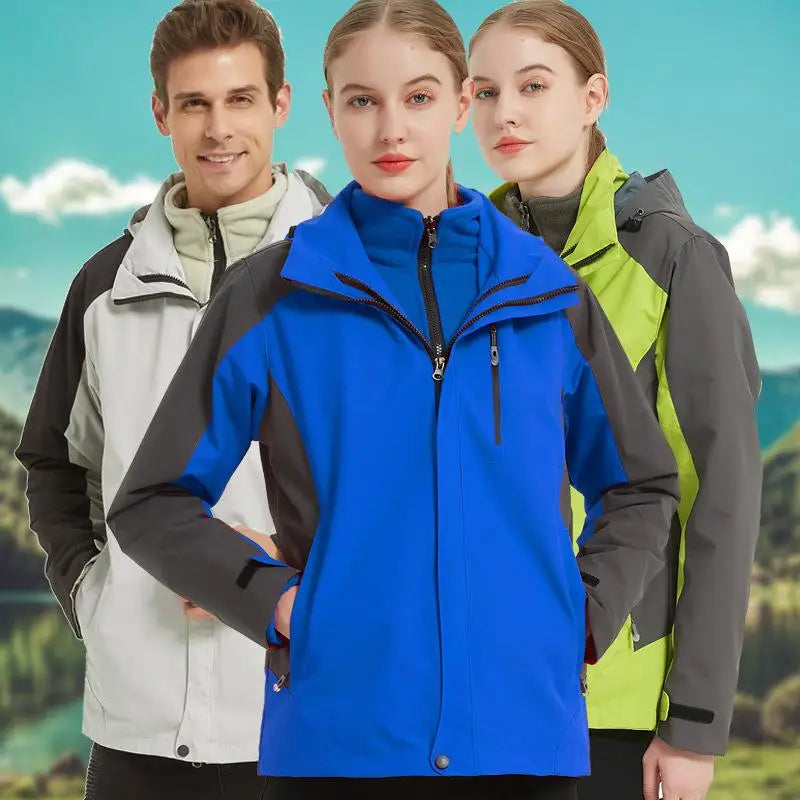 Winter Outdoor Fleece Jacket Warm Three