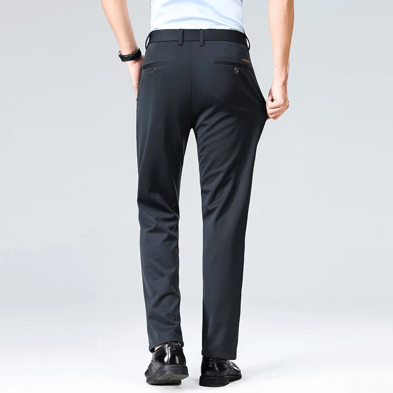Mens Golf Pants Lightweight Breathable Casual Business