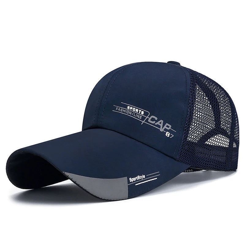 Baseball Cap Mens Mesh Sun Hat Outdoor