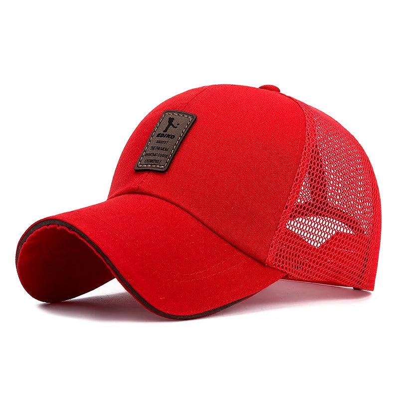 Baseball Cap Mens Mesh Sun Hat Outdoor