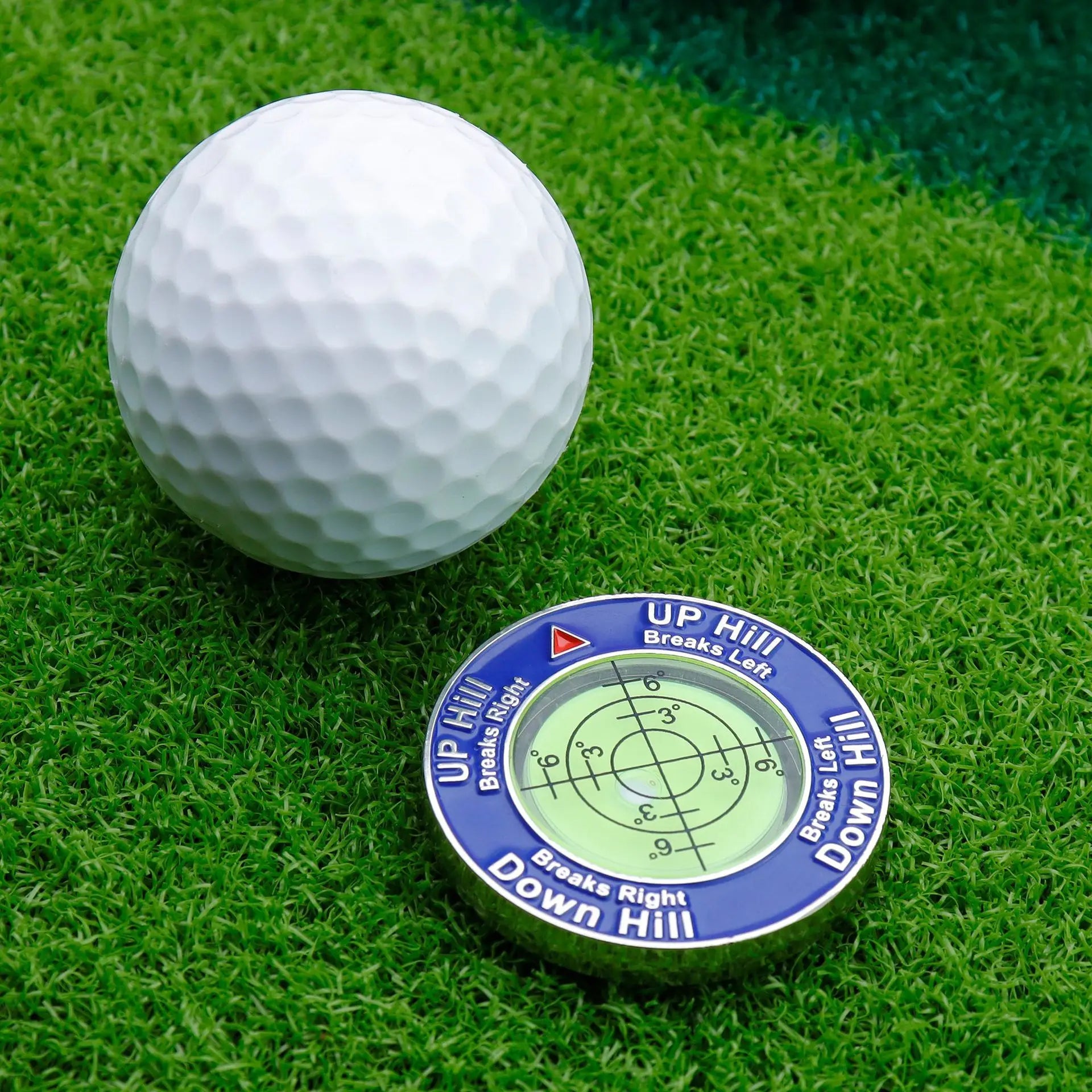 Golf Putting Slope Reader & Ball Marker