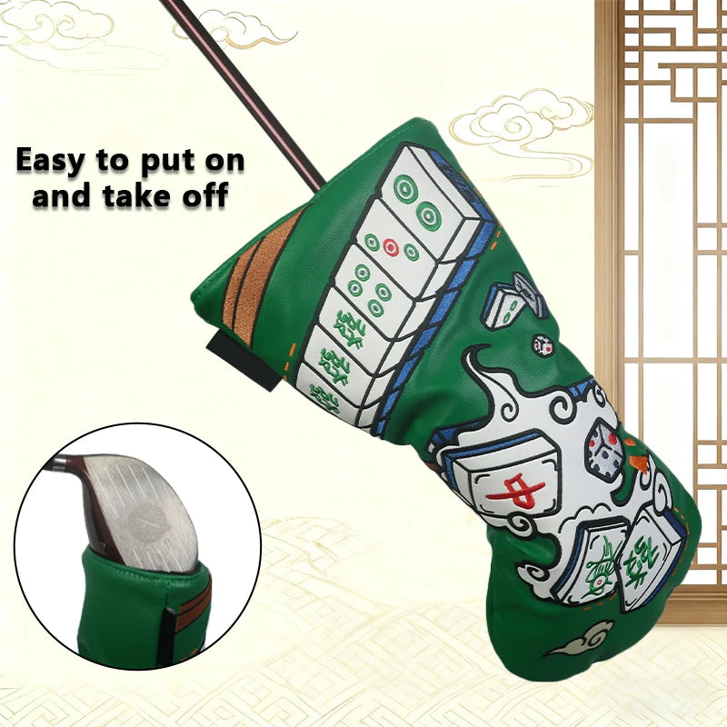 Mahjong-Style Wood Head Covers