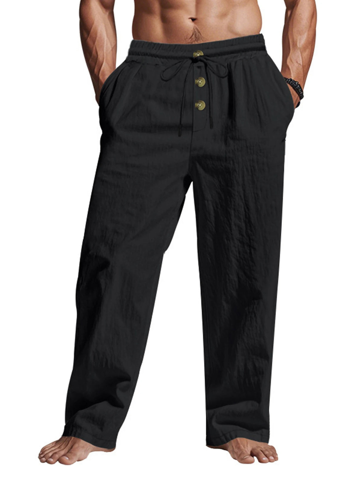 Men's Casual Trousers Spring Summer New Large