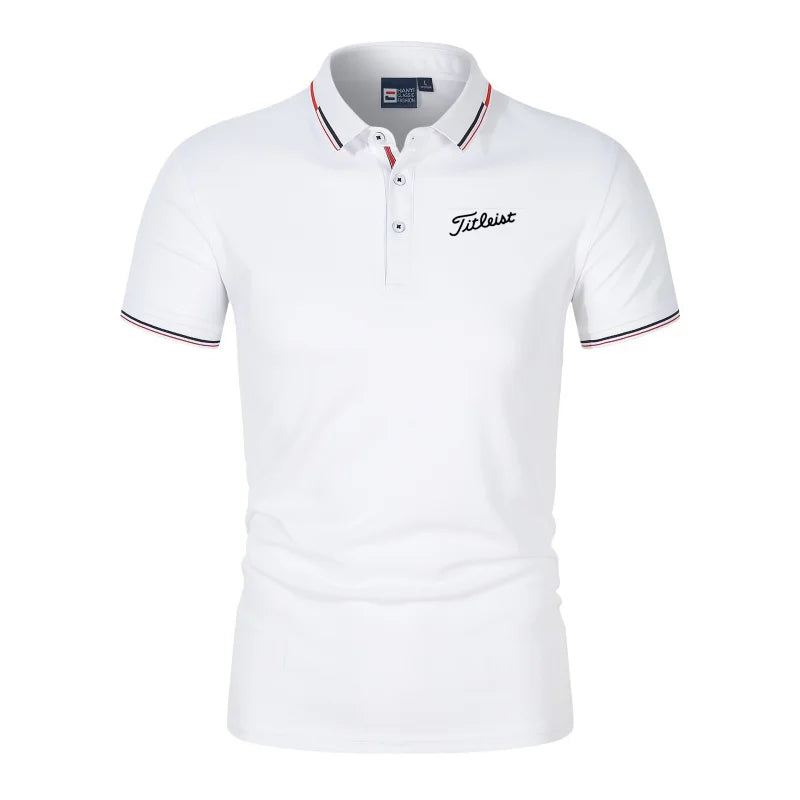 Men's Printed Polo T-Shirt Summer Fashion Golf