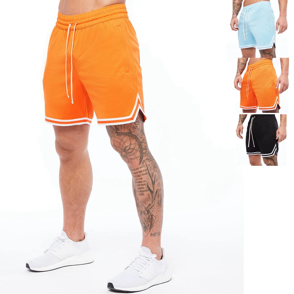 Mens Basketball Shorts Summer Gym Fitness Sports