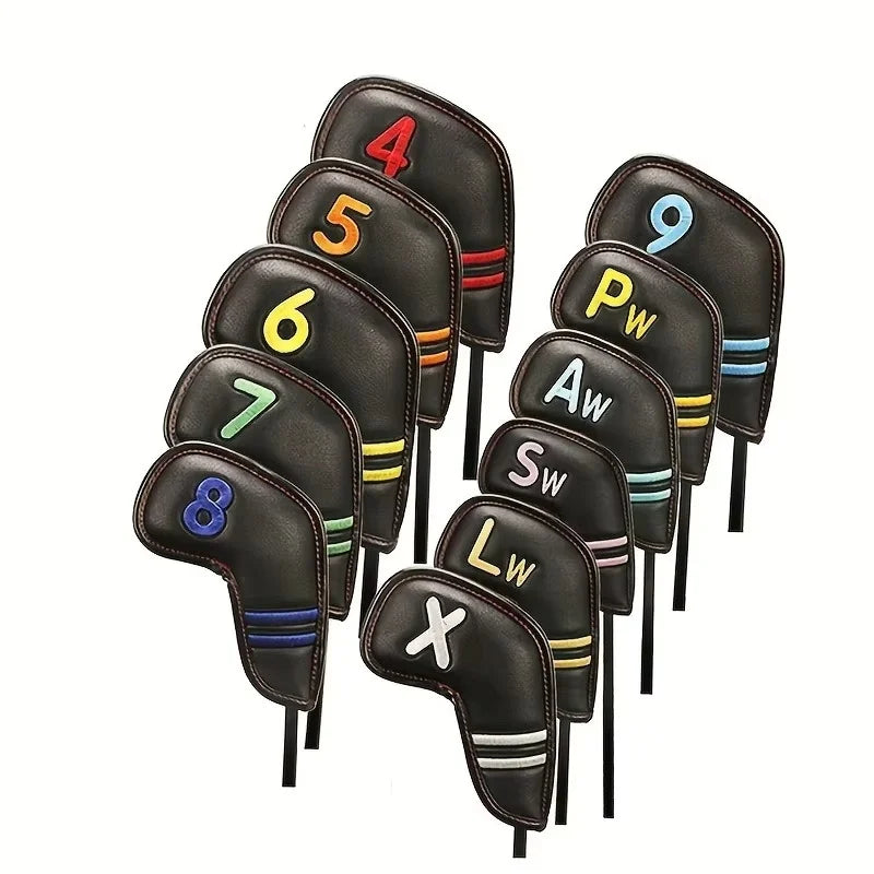 11-Piece Waterproof Golf Head Cover Set