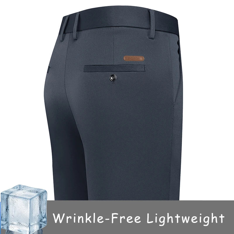 Mens Golf Pants Lightweight Breathable Casual Business
