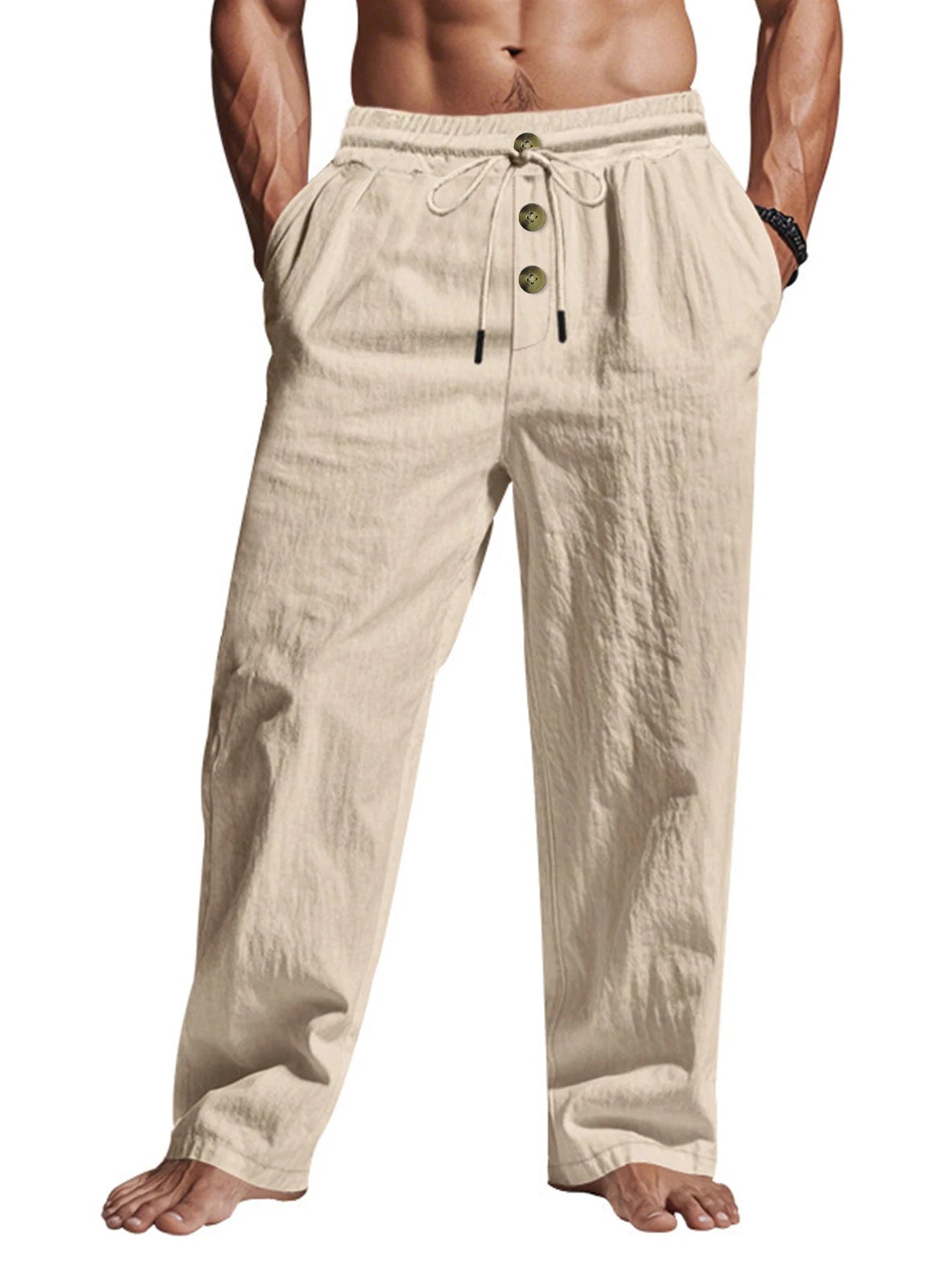 Men's Casual Trousers Spring Summer New Large