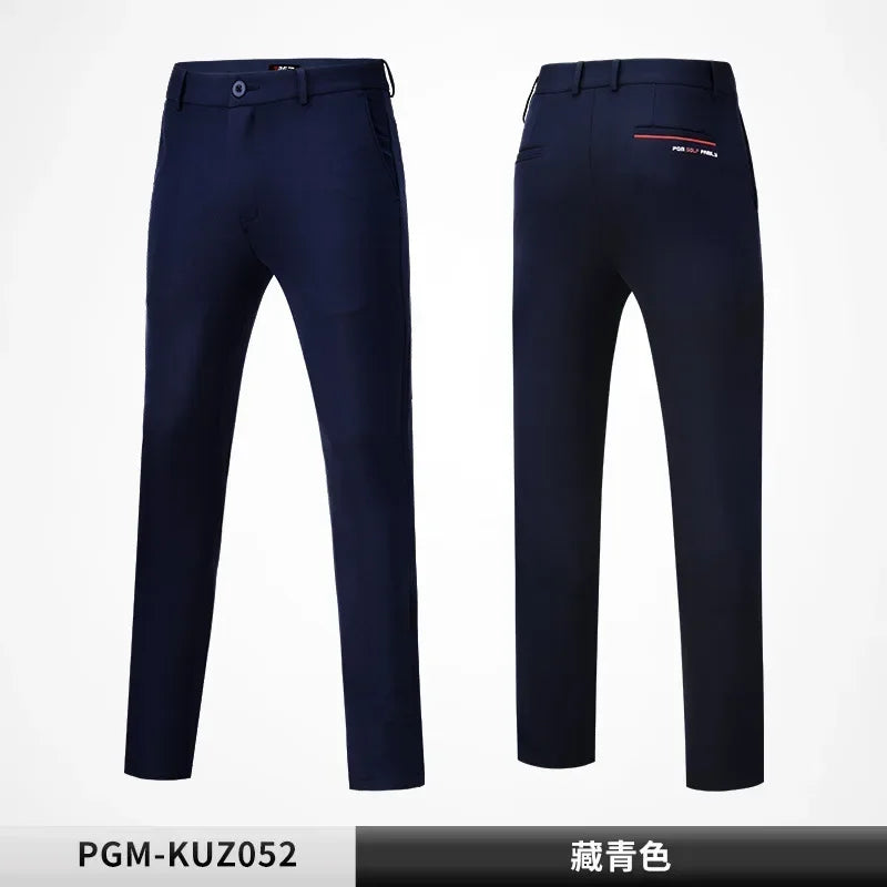Golf Tennis Men's Long Slim Trousers Spring