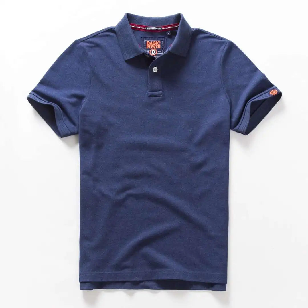 Summer Mens Polo Shirts Cotton Shirts Short
