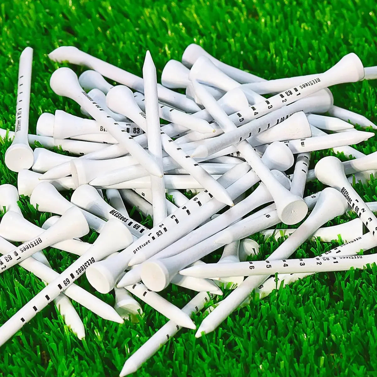 Wooden Golf Tee Seats, 50-Pack
