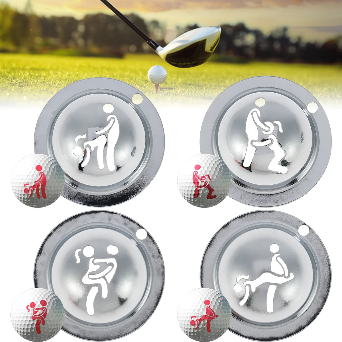 Novelty Golf Ball Marker Stamper