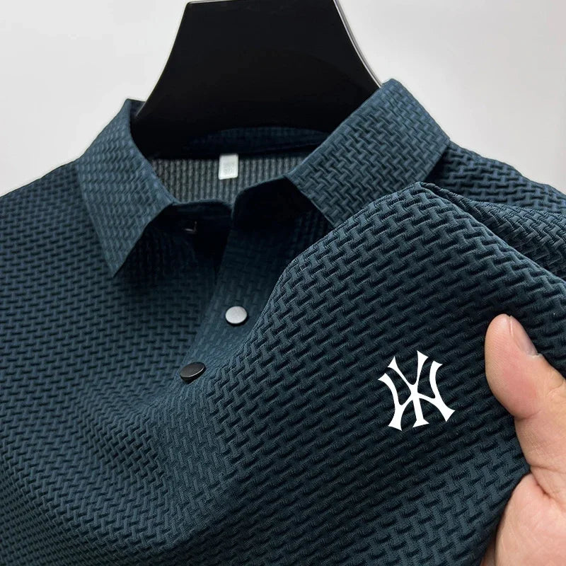 Men's Business Casual Short Sleeve Golf Shirt