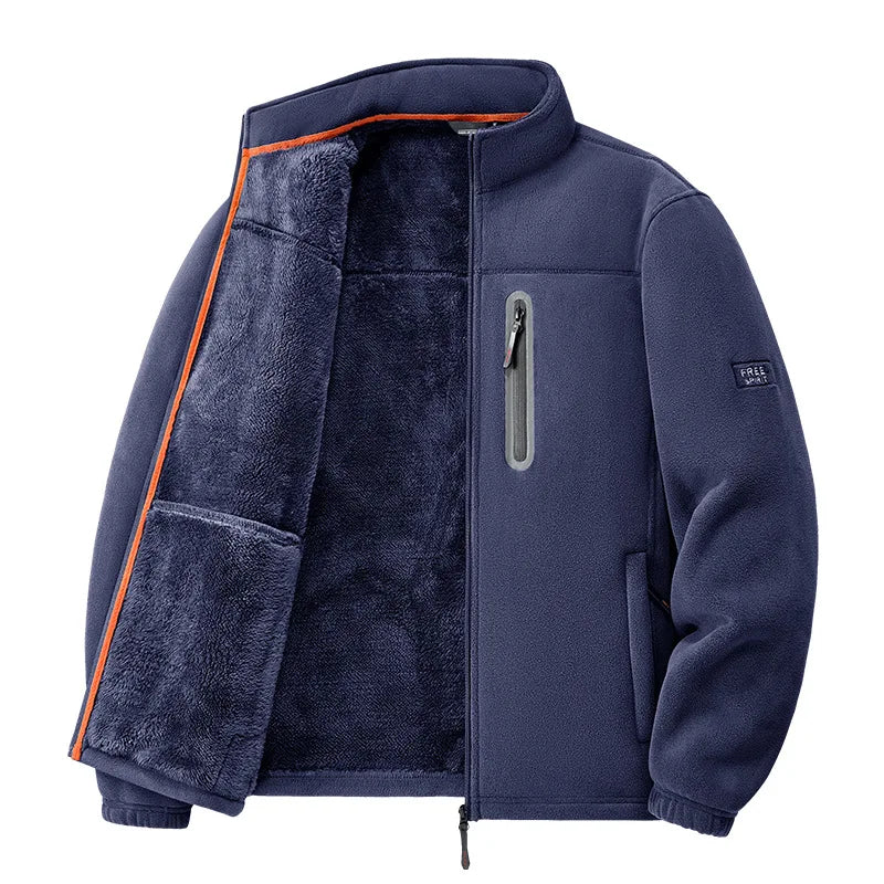 Men's Outdoor Fleece Jacket Autumn Winter Thickened