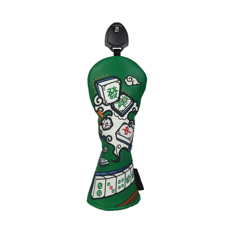 Mahjong-Style Wood Head Covers