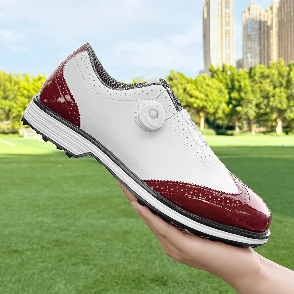 Men's Leather Golf Shoes