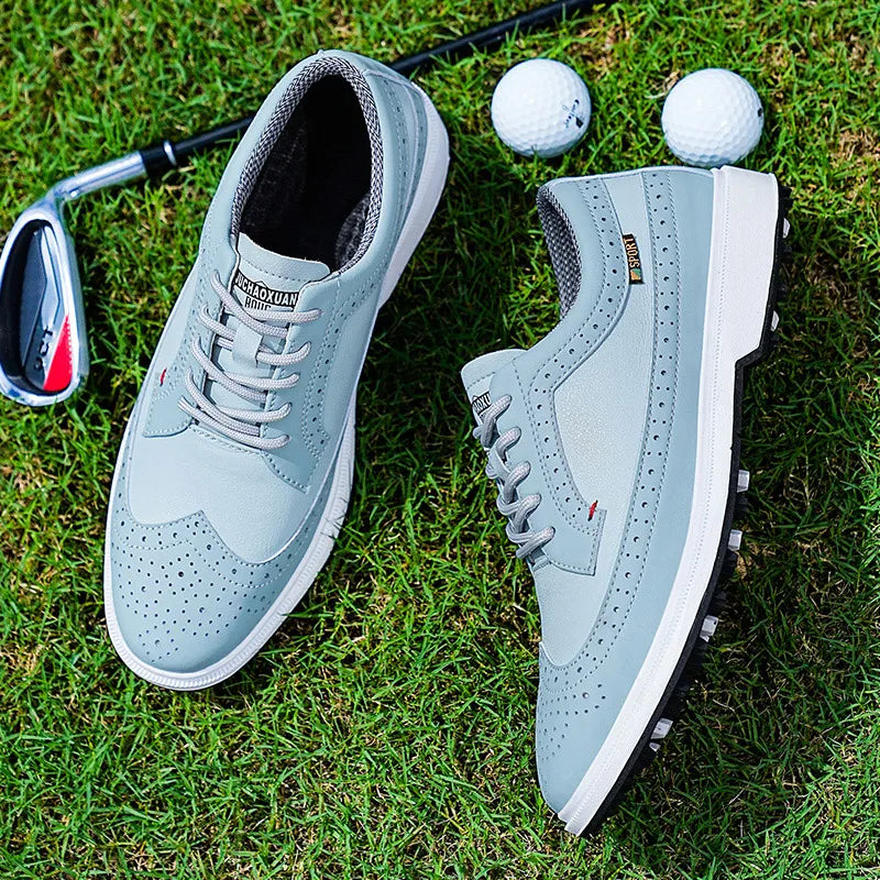 Men's Leather Golf Shoes