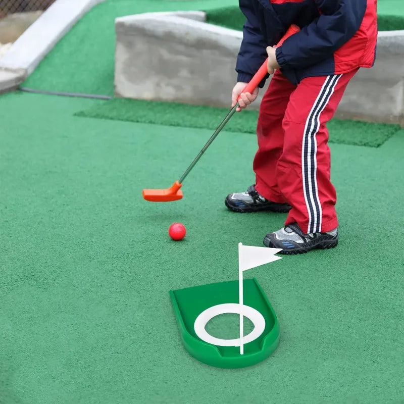 Golf Swing Trainer Plate & Putting Set