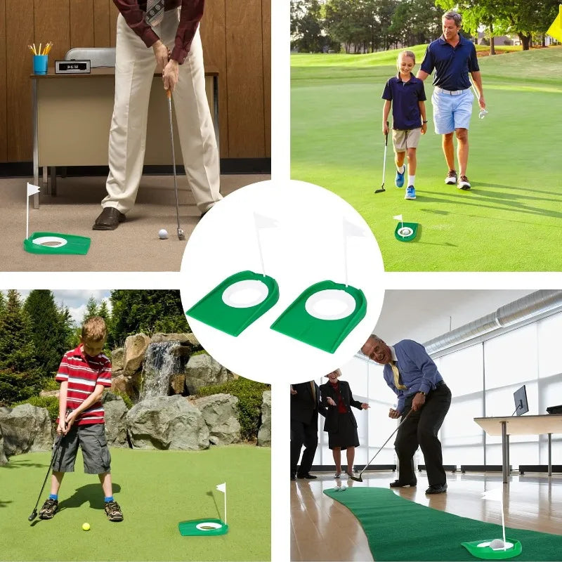 Golf Swing Trainer Plate & Putting Set