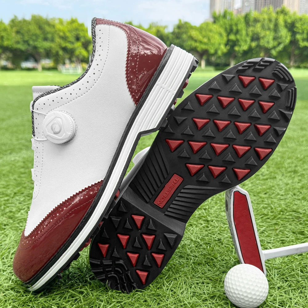 Men's Leather Golf Shoes