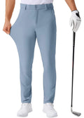 Men's Casual Golf Pants Stretch Slim Straight